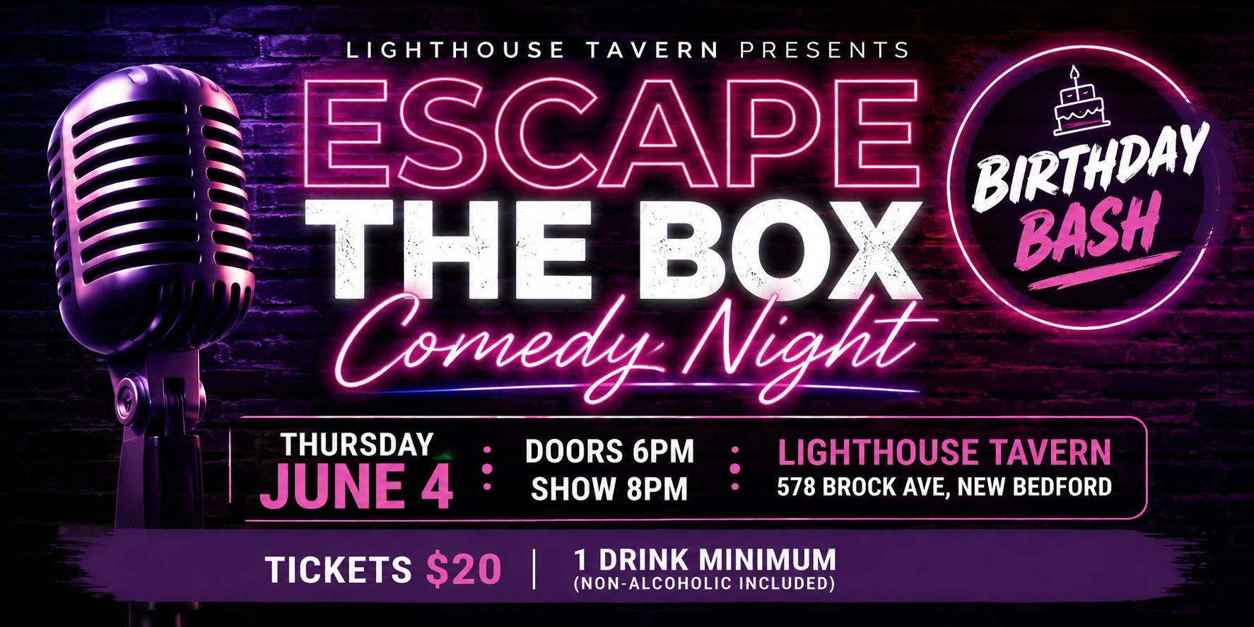Escape The Box Comedy Night: Birthday Bash